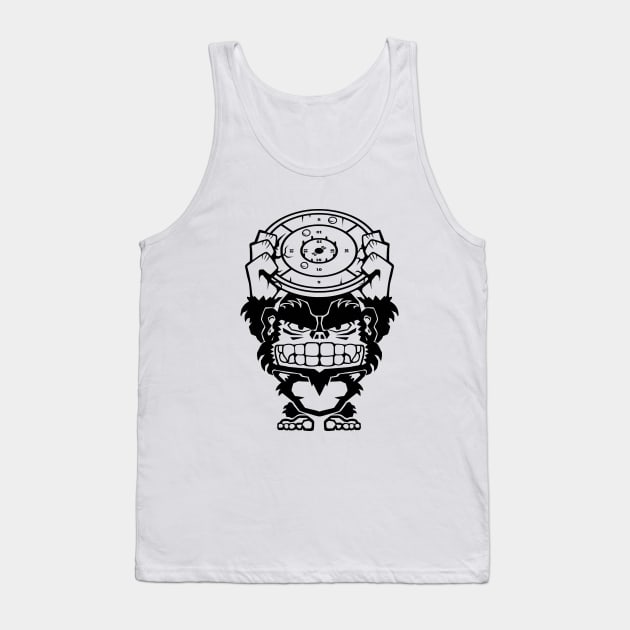 Ikari Monkey Crokinole Tank Top by wuhuli